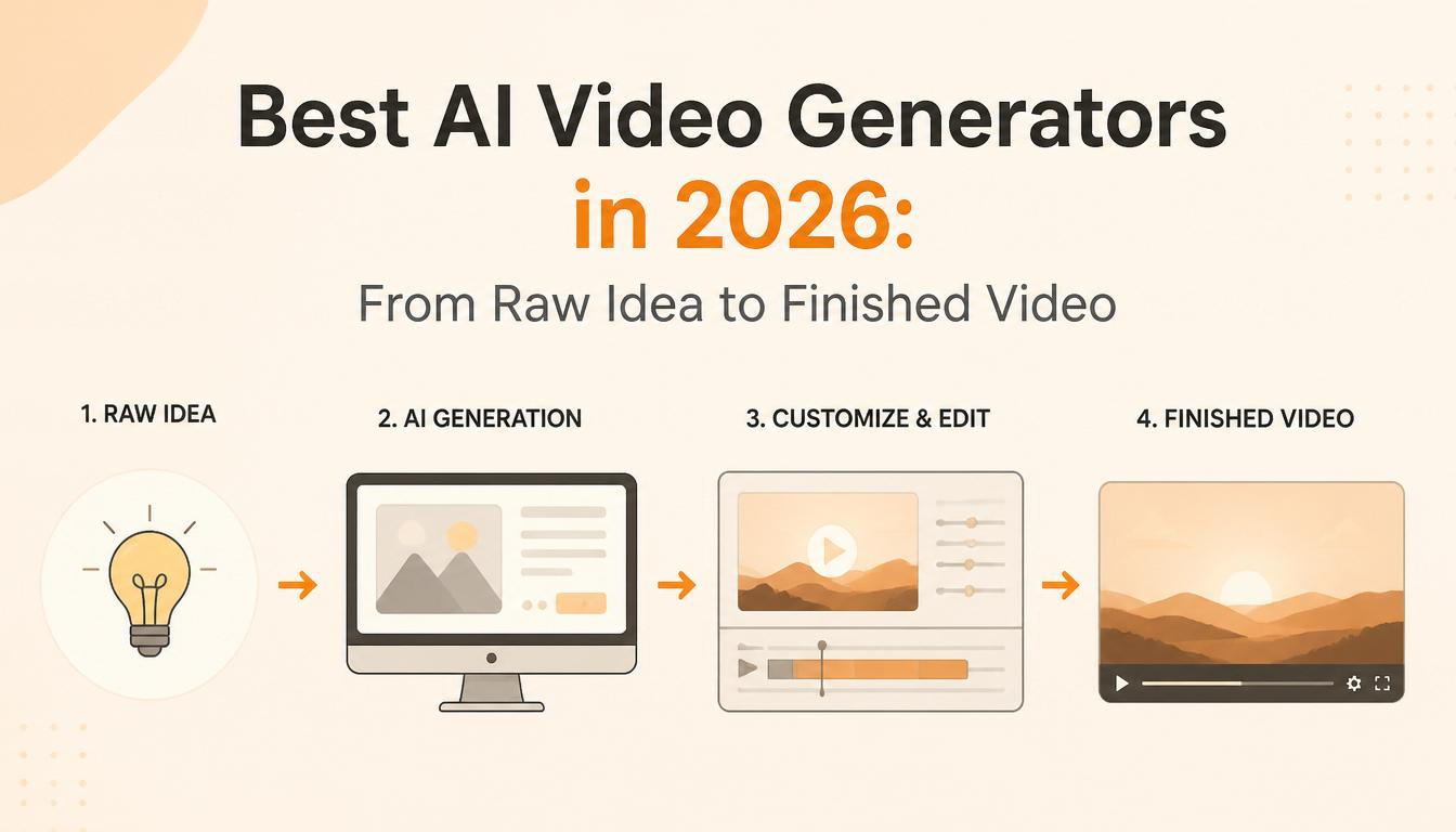 Best AI Video Generators in 2026: From Raw Idea to Finished Video